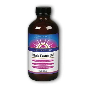 Heritage Store Black Castor Oil 8 oz