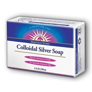 Heritage Store Colloidal Silver Soap 3.5 oz