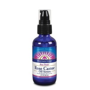 Heritage Store Rose Castor Oil Serum 2 oz