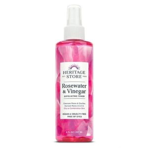 Heritage Store Rosewater & Vinegar Exfoliating Toner 8 oz