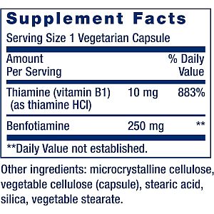 Life Extension - Mega Benfotiamine - 120 vcaps