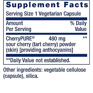 Life Extension - Tart Cherry with CherryPURE - 60 vcaps