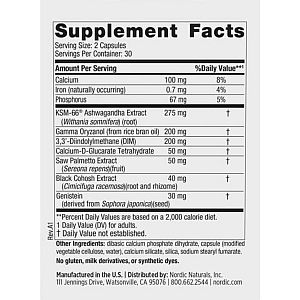 Nordic Naturals - Menopause Support - 60 caps