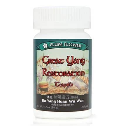 Plum Flower Great Yang Restoration (Bu Yang Huan Wu Wan) 200 teapills