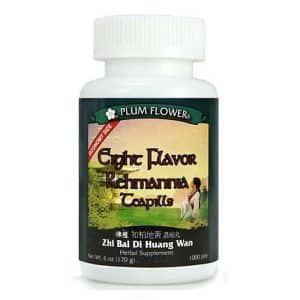 Plum Flower – Eight Flavor Rehmannia (Zhi Bai Di Huang Wan)