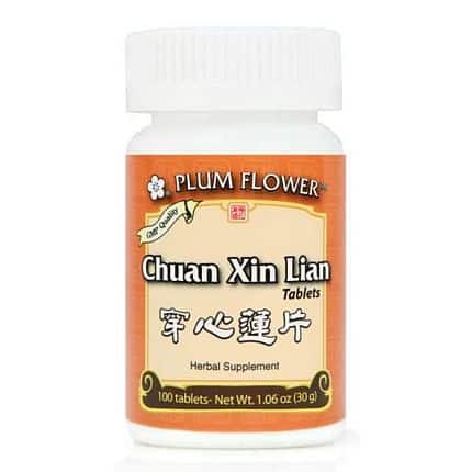 Plum Flower Chuan Xin Lian 100 tablets