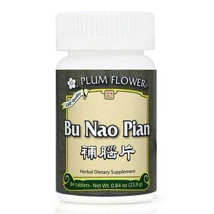 Plum Flower Bu Nao Pian 84 tablets