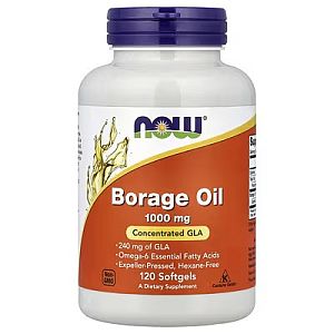 NOW Foods – Borage Oil 1000 mg - 120 gels