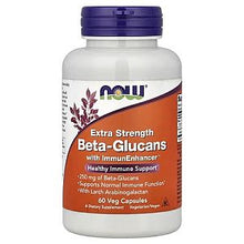 NOW Foods – Extra Strength Beta-Glucans with Immune Enhancer - 60 vcaps