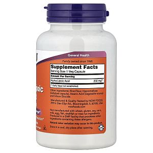 NOW Foods – Alpha Lipoic Acid 250 mg - 120 vcaps