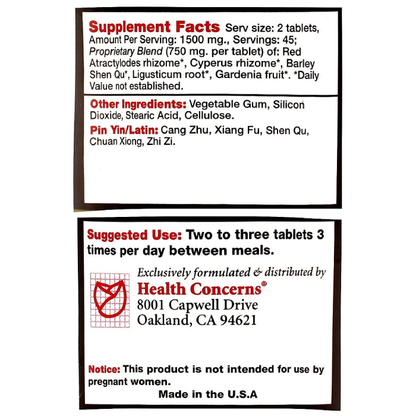 Health Concerns - Escape Restraint - 90 tabs