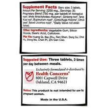 Health Concerns - Raise Qi - 90 tabs