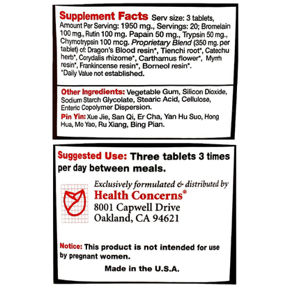Health Concerns - Resinall E Tabs - 60 tabs