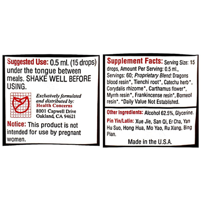 Health Concerns - Resinall K - 1 oz