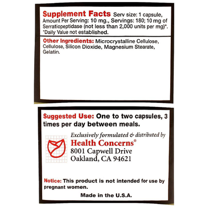 Health Concerns - Serramend - 180 caps