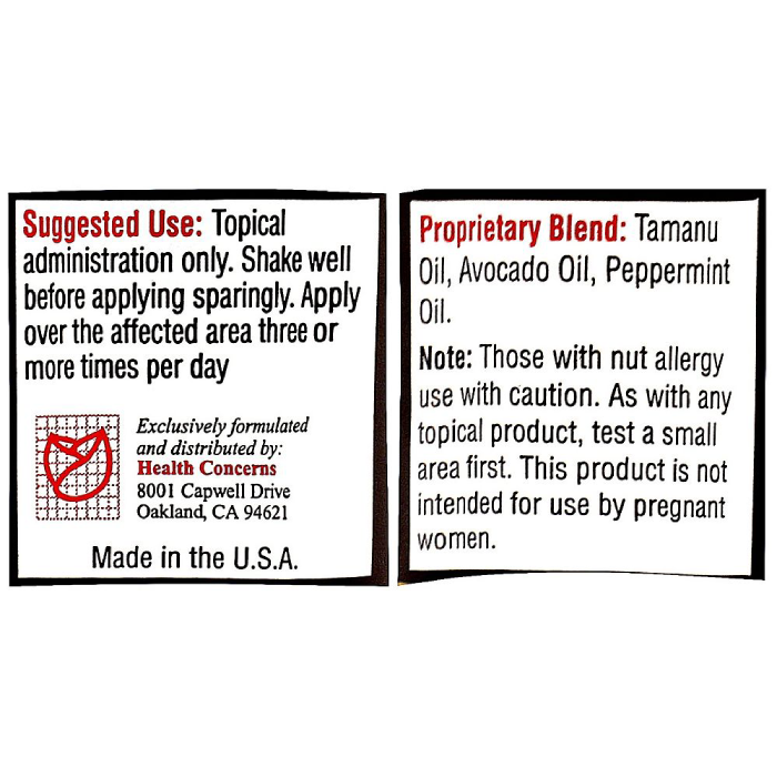 Health Concerns - TAMU Oil - 1 oz