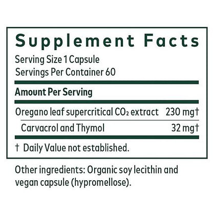 Gaia Herbs Pro - Oil Of Oregano - 60 lvcaps