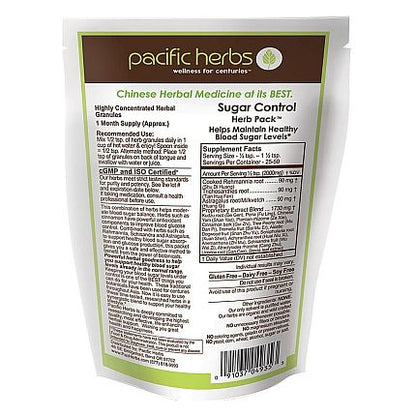 Pacific Herbs - Sugar Control Herb Pack - 100 grams