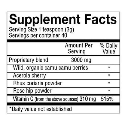 Physician's Strength - Power-C Bulk Powder - 120 grams