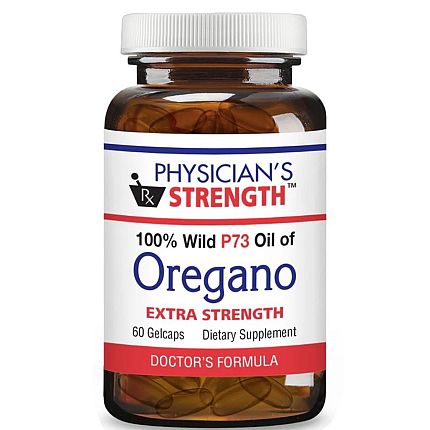 Physician's Strength Oregano Oil P73 Extra Strength 60 gels