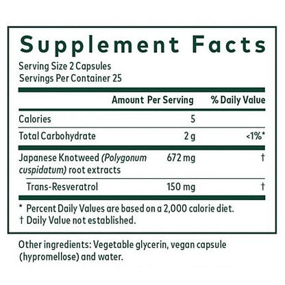 Gaia Herbs Pro - Resveratrol 150 - 50 lvcaps