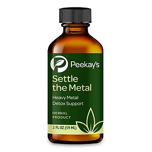 Peekay's Herbs Settle the Metal 2 oz