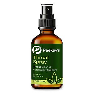 Peekay's Herbs Throat Spray 2 oz