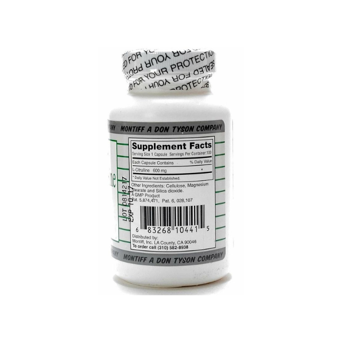 Montiff - Pure L-Citrulline - 100 caps