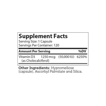 Zahler - Vitamin D3 50,000 IU - 120 caps