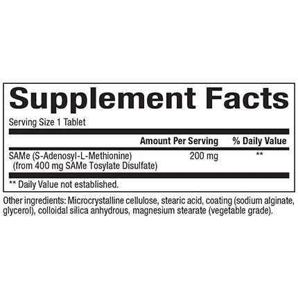 Bioclinic Naturals - SAMe - 30 tabs