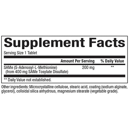 Bioclinic Naturals - SAMe - 30 tabs