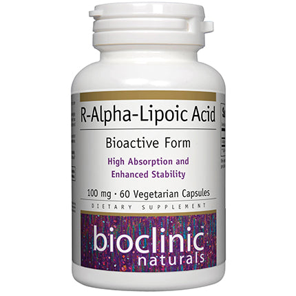 Bioclinic Naturals R-Alpha-Lipoic Acid 100 mg 60 vcaps