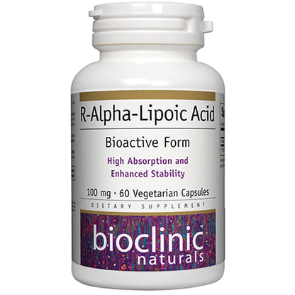 Bioclinic Naturals R-Alpha-Lipoic Acid 100 mg 60 vcaps