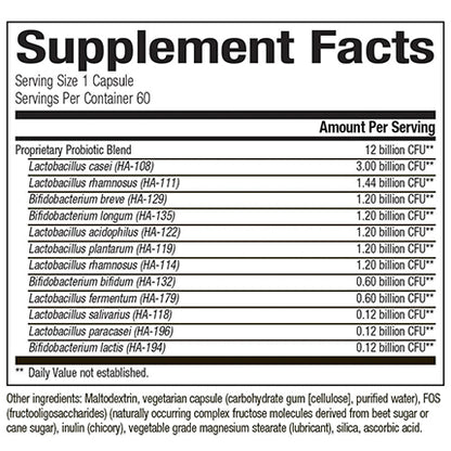 Bioclinic Naturals - Probiotic-Pro12 - 60 vcaps
