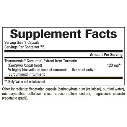 Bioclinic Naturals - Theracurmin 2X - 75 vcaps