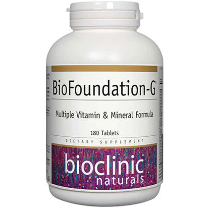 Bioclinic Naturals BioFoundation-G 180 tabs