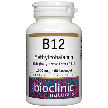 Bioclinic Naturals B12 Methylcobalamin 5000 mcg 60 loz