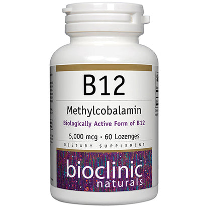 Bioclinic Naturals B12 Methylcobalamin 5000 mcg 60 loz
