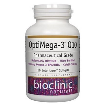 Bioclinic Naturals OptiMega-3 Q10 60 softgels