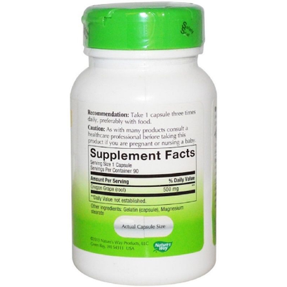 Nature's Way - Oregon Grape Root - 90 caps