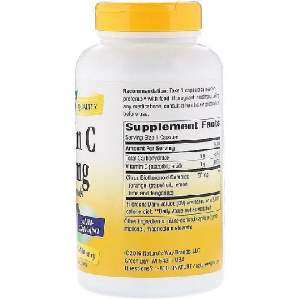 Nature's Way - Vit C 1000 mg Rose Hips - 100 caps