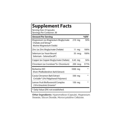 Zahler - Diabetter (Advanced Glucose Support) - 120 caps