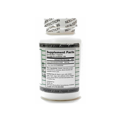 Montiff - Pure GABA 500 mg - 100 caps