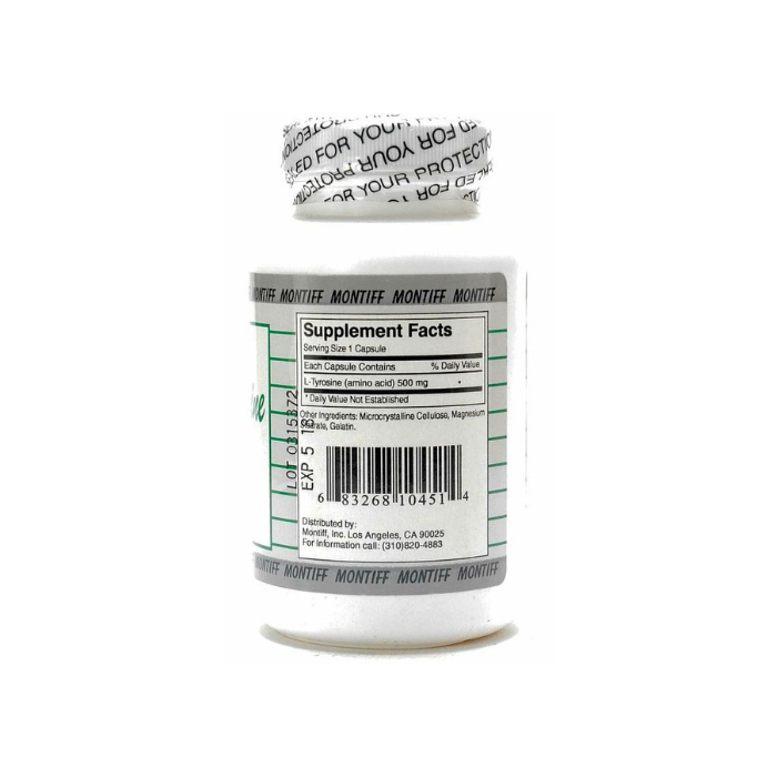 Montiff Pure L-Tyrosine - 100 caps