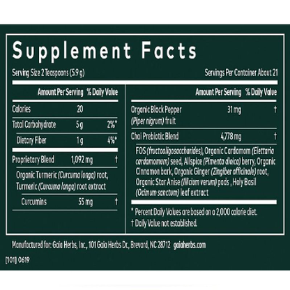 Gaia Herbs - Turmeric Boost Restore - 4.3 oz