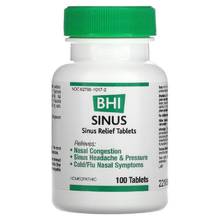 BHI Homeopathics Sinus Relief 100 tabs