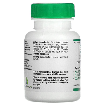 BHI Homeopathics - Sinus Relief - 100 tabs