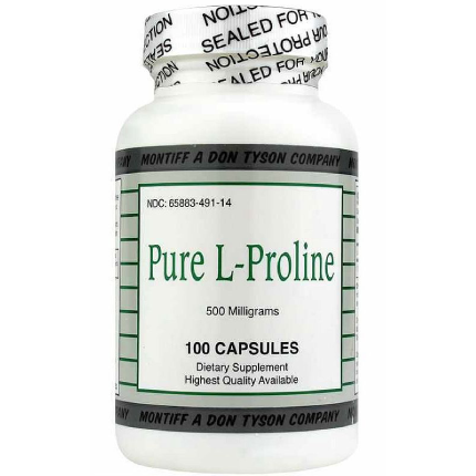 Montiff Pure L-Proline 100 caps