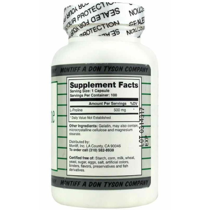Montiff - Pure L-Proline - 100 caps