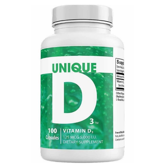 A C Grace Unique Vitamin D3 125 mcg 100 caps